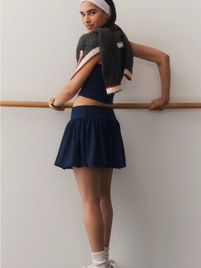 NWT Anthropologie Deep Blue Mini Skirt by Daily Practice
